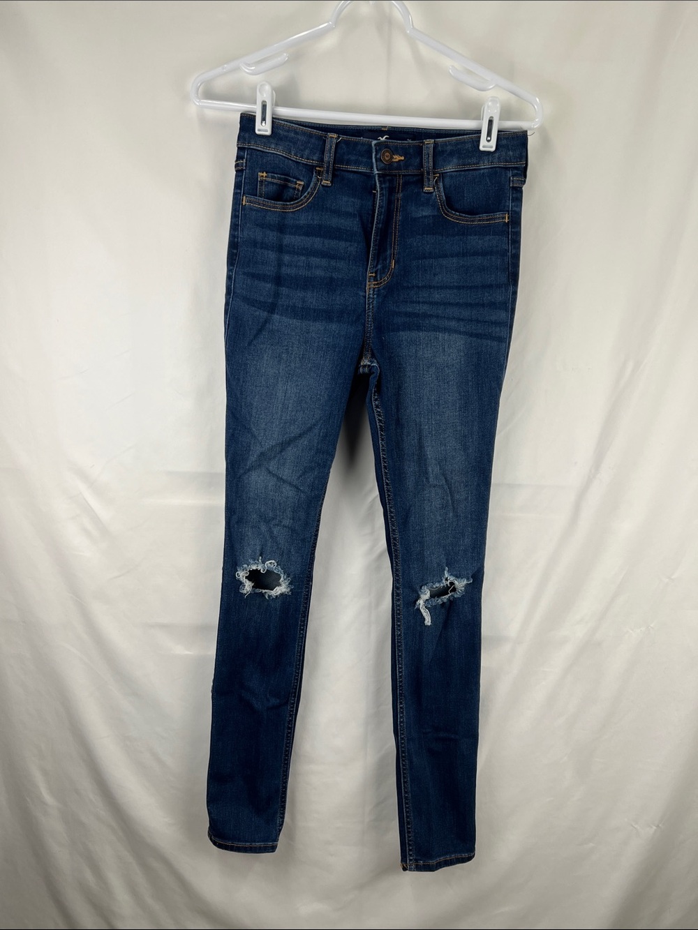 Hollister - Women’s Jeans - 3R - High Rise Super Skinny - Blue